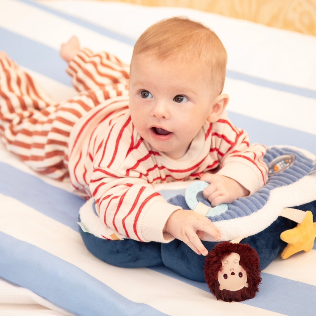 Lilliputiens Coussin d'activités Jules le dragon