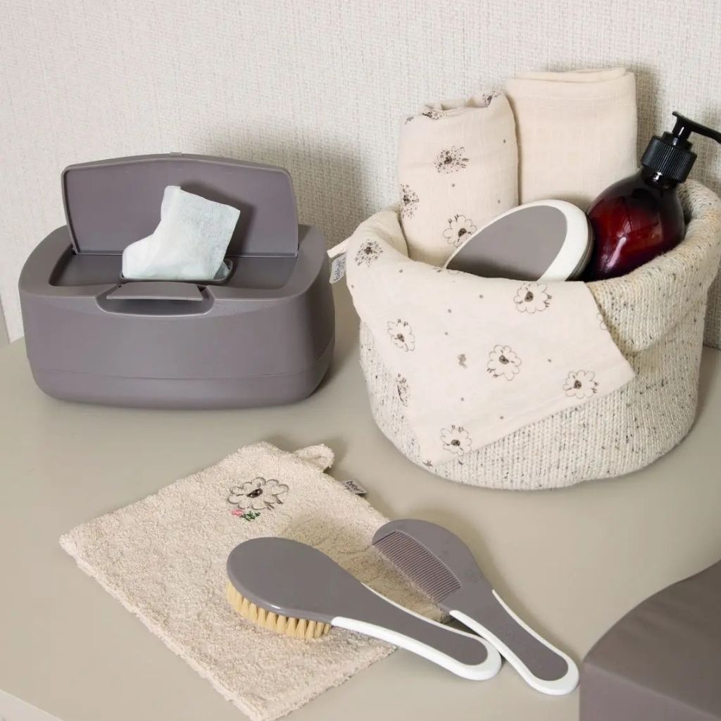 bébé-jou Billendoekjesdoos Uni Chalk Brown