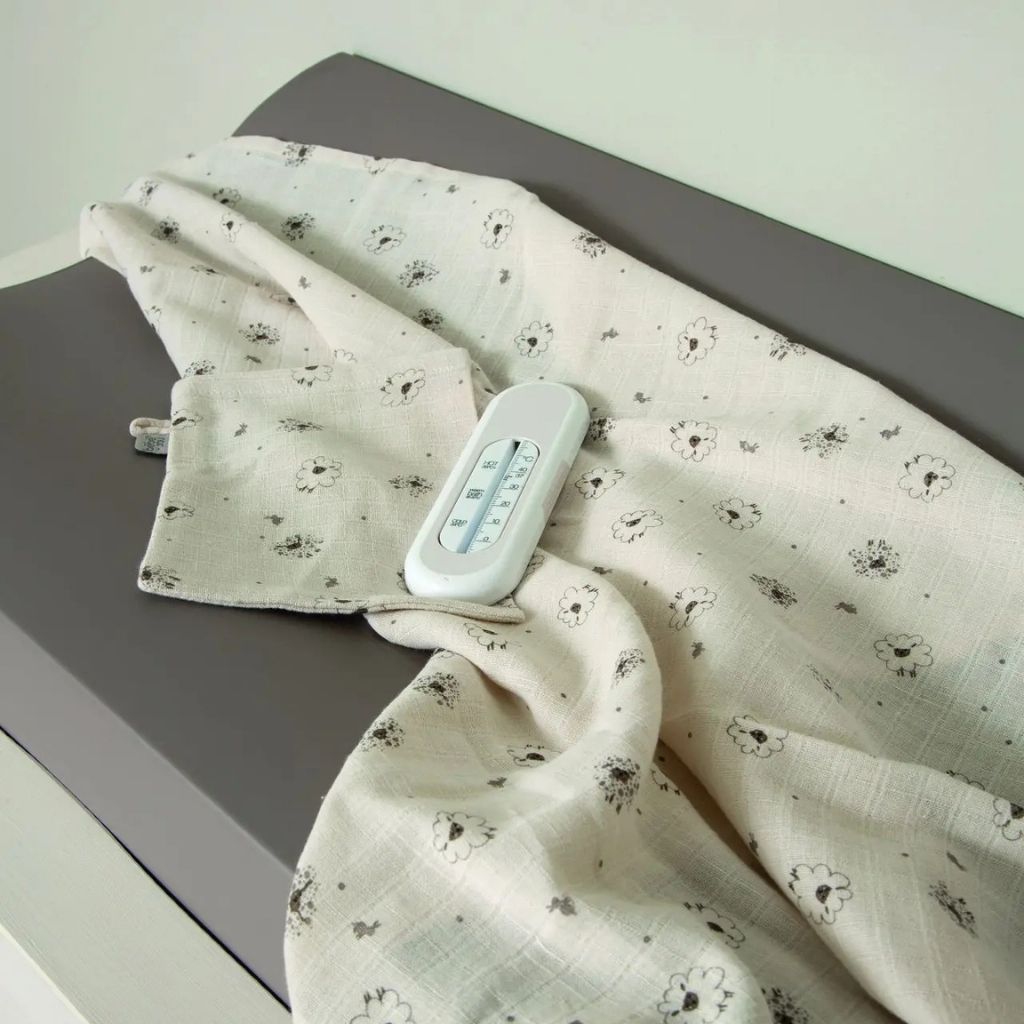 bébé-jou Thermomètre de bain Uni Chalk Brown