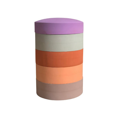 Moes Play Stapeltoren Rainbow Chair Earth – 5 stuks