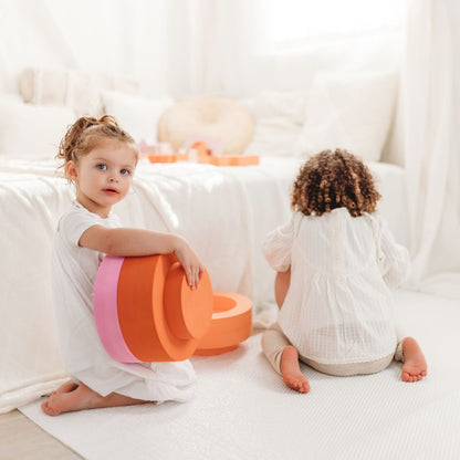 Moes Play Stapeltoren Rainbow Chair Earth – 5 stuks