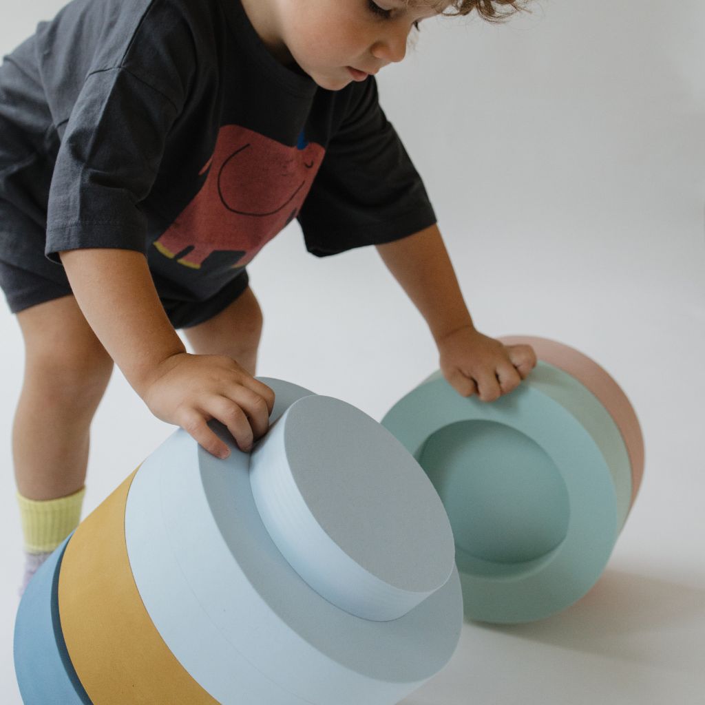 Moes Play Stapeltoren Rainbow Chair Ocean – 5 stuks