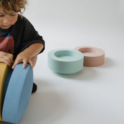 Moes Play Stapeltoren Rainbow Chair Ocean – 5 stuks