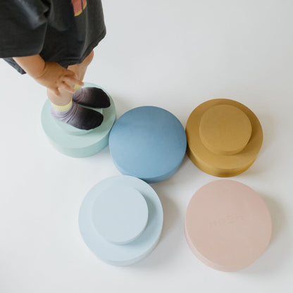 Moes Play Stapeltoren Rainbow Chair Ocean – 5 stuks