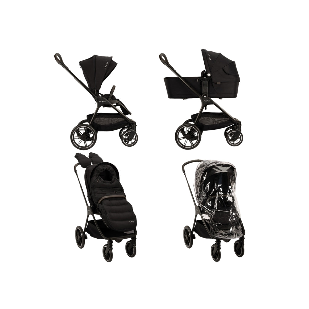 Nuna Poussette TRIV LX Caviar - Lot de 5 pièces