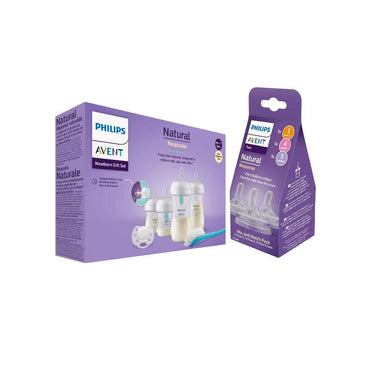 AVENT Starterset + Natural Response 3.0 zuigspeen multi size pack