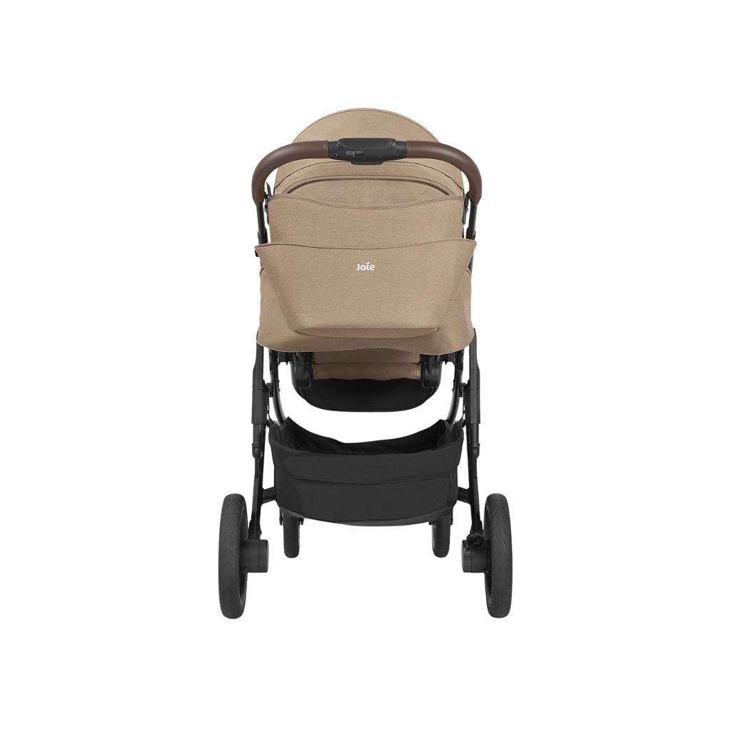 Joie Poussette ELARA Cashew avec accessoires (Adaptateurs + Mommy Bag)