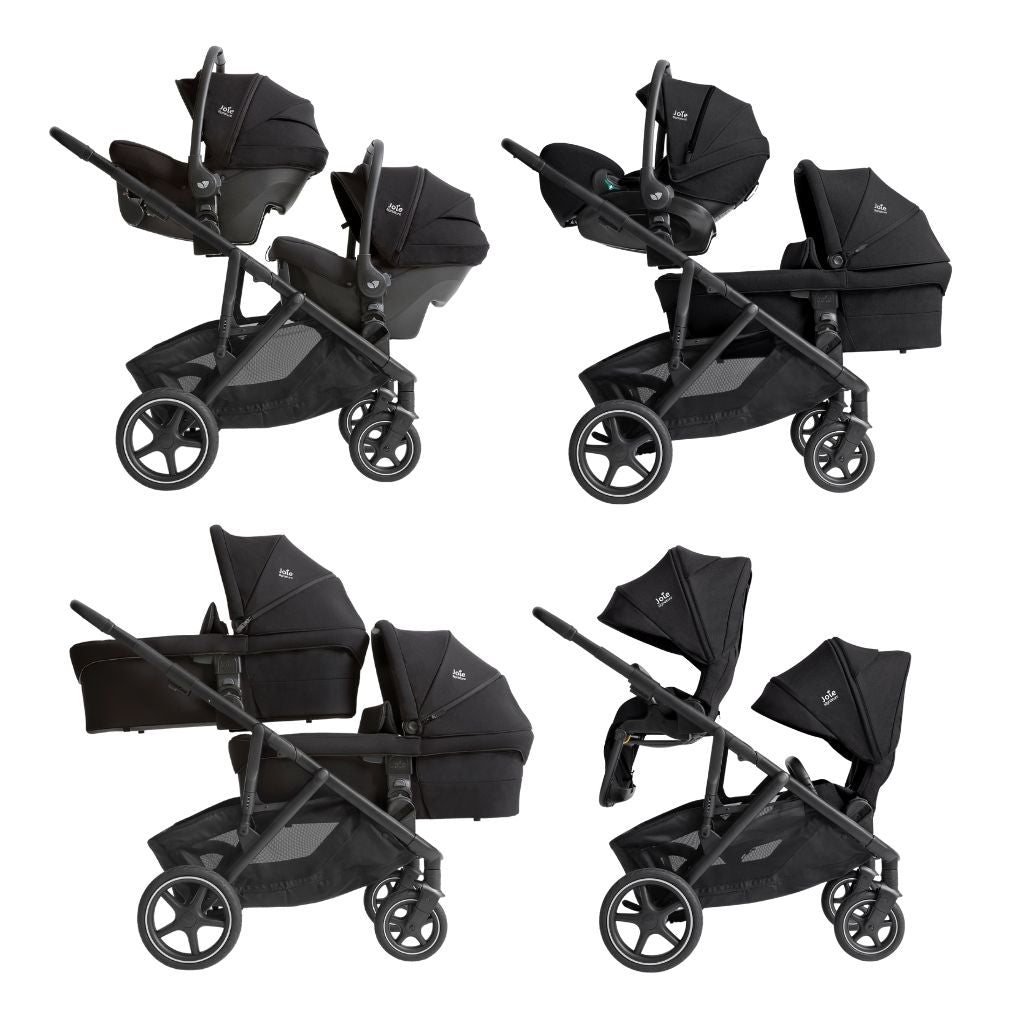 Joie Kinderwagen Versiti Eclipse + Adapters + mand