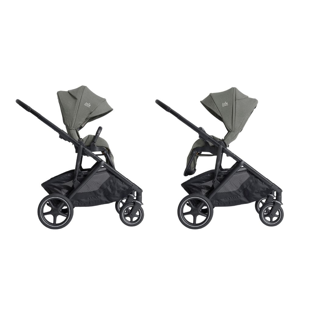 Joie Kinderwagen Versiti Evergreen + Adapters + mand
