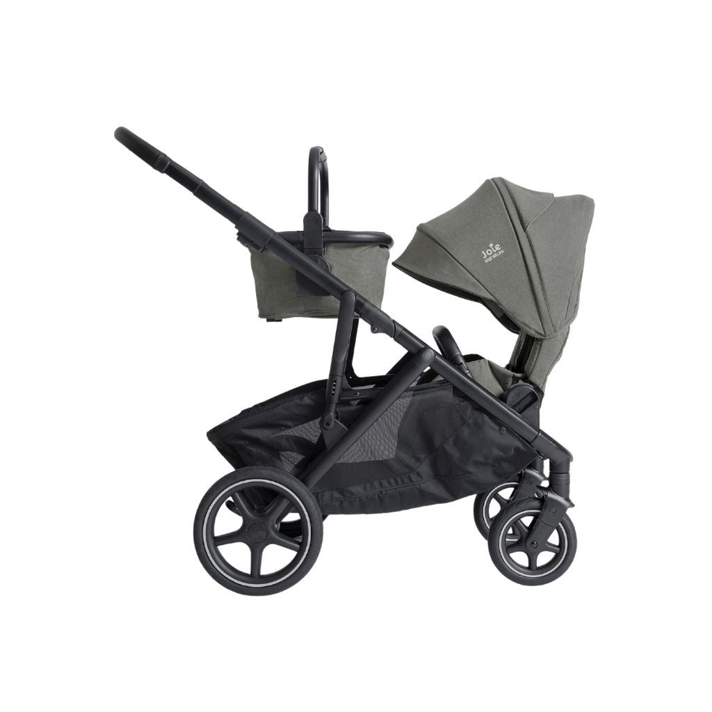 Joie Kinderwagen Versiti Evergreen + Adapters + mand