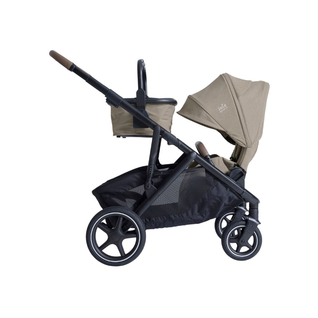 Joie Kinderwagen Versiti Sandstone + Adapters + mand