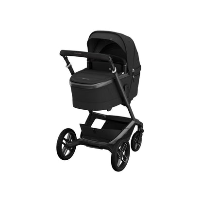Maxi-Cosi Poussette Fame Twillic Black + Nacelle + Base FamilyFix Slide Pro + Coral Slide Pro Onyx Black