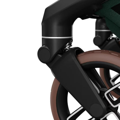 Maxi-Cosi Kinderwagen Fame Twillic Green + Draagmand + Basis Familyfix Slide Pro  + Coral Slide Pro Onyx Black