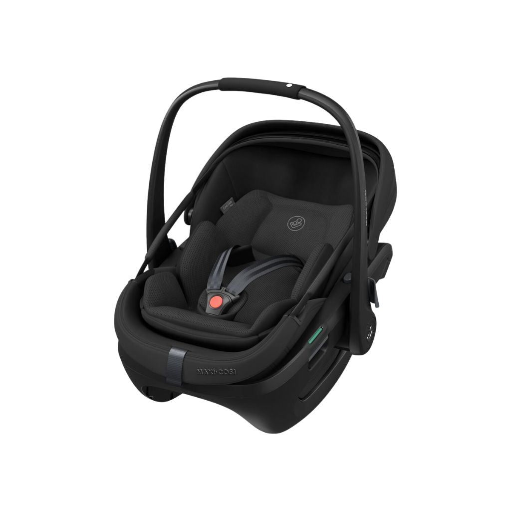 Maxi-Cosi Kinderwagen Fame Twillic Green + Draagmand + Basis Familyfix Slide Pro  + Coral Slide Pro Onyx Black