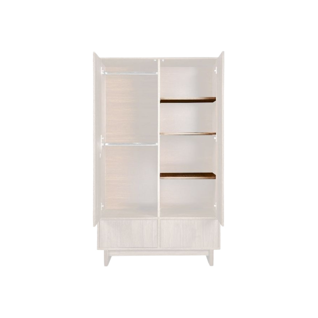 Quax Legplanken voor kast Kyo Walnut - 3 stuks