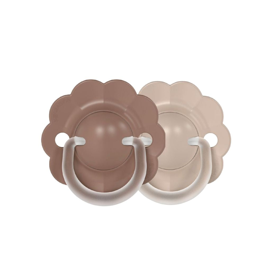 Suavinex Sucettes physiologiques Wonder SX Pro Marron clair & Beige – 2 pièces