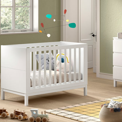 JAXX II Lit de bébé Eva White L 120 x Lg 60 cm