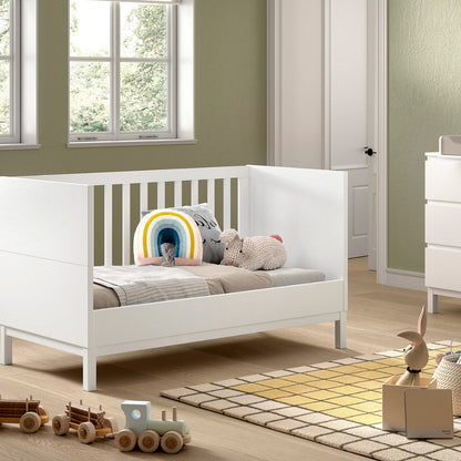 JAXX Lit pour tout-petit Eva White Lg 70 x L 140 cm