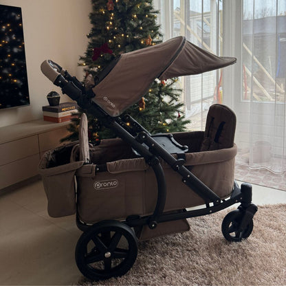 Pronto Stroller Bolderkar Mocha Mousse + bekerhouder