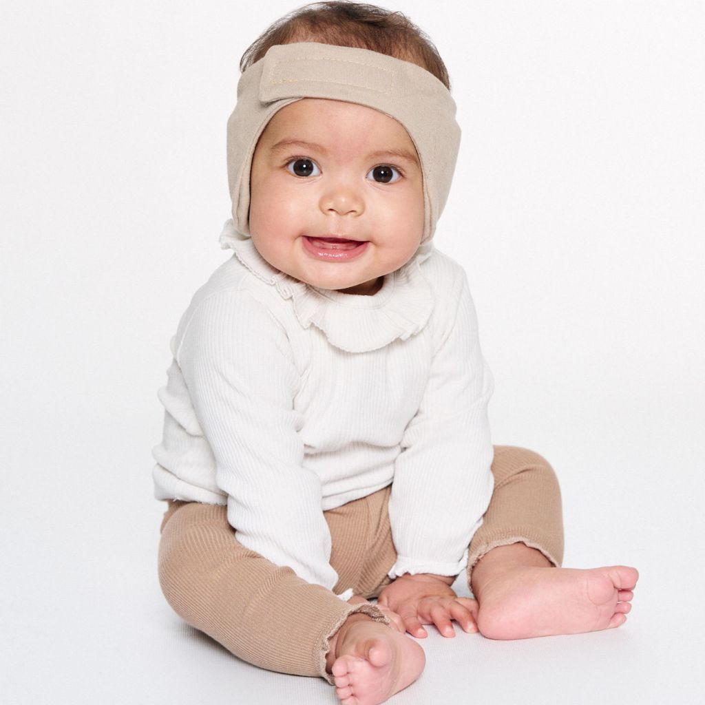 Dooky Bandeau protection auditive 0-6 mois beige