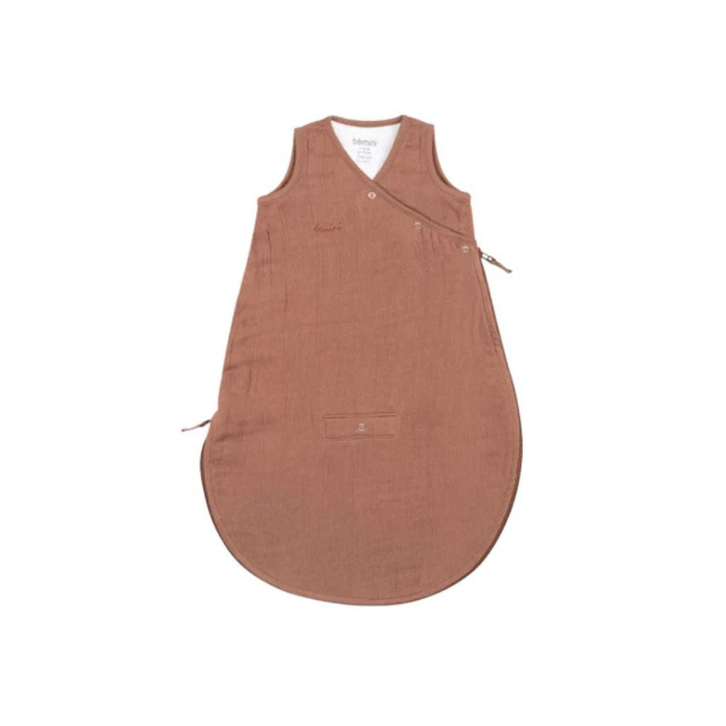 Bemini Sac de couchage d'été Magic Bag Swaddle TOG 0,5 Moka 60 cm