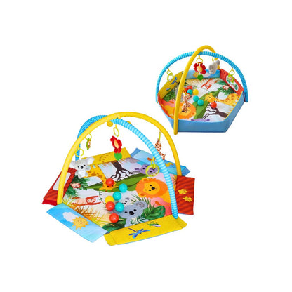 BoJungle Speeltapijt met Speelboog Veelkleurig
