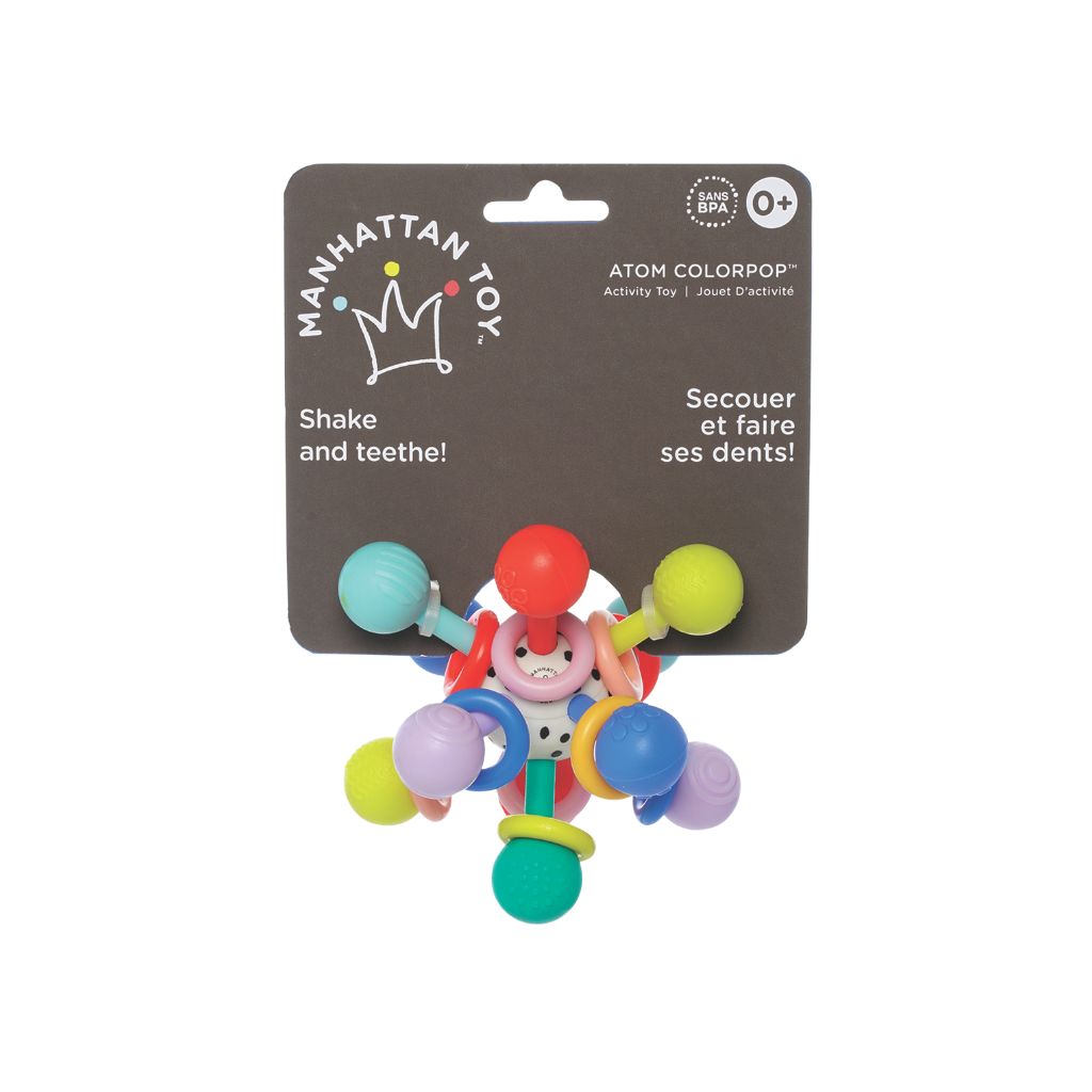 Manhattan Toy Activiteitenspeeltje Atom Colorpop Veelkleurig