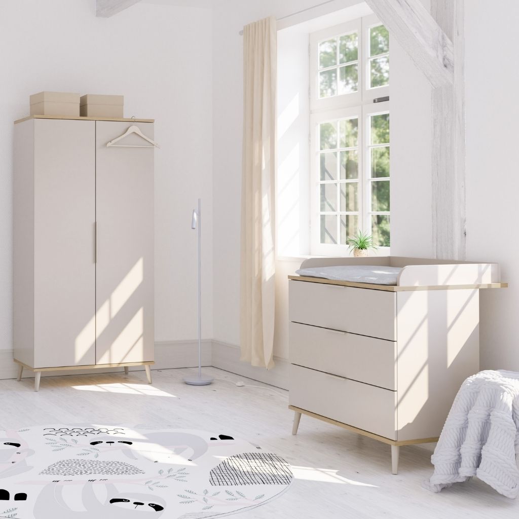 Yuny Commode Hazel Beige met verlengstuk