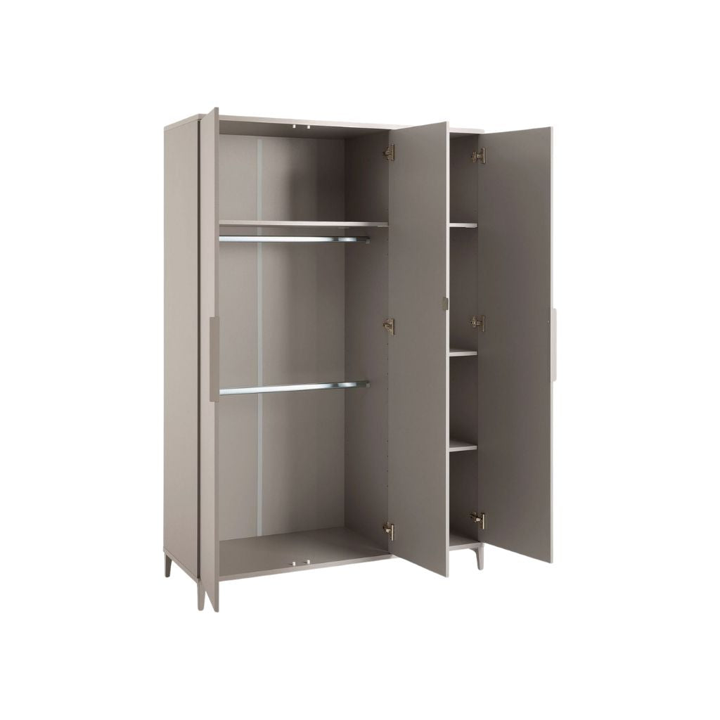 Yuny Armoire à 3 portes Brother Stu Marron