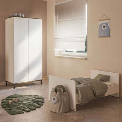 Yuny Lovely Aliv Sponden voor Babybed Wit 70 x 140 cm