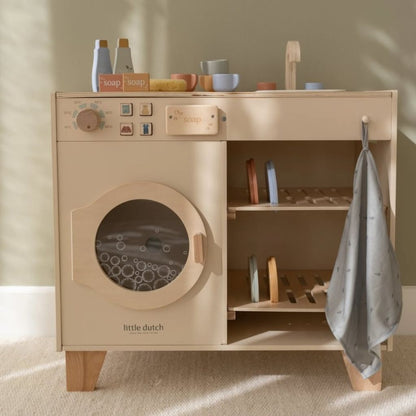 Little Dutch Houten Wasmachine Limited Edition Multi