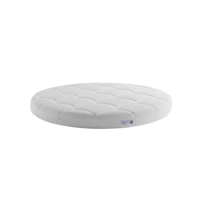 ZZZOO Matelas rond pour parc bébé Ours Blanc Ø 90 cm