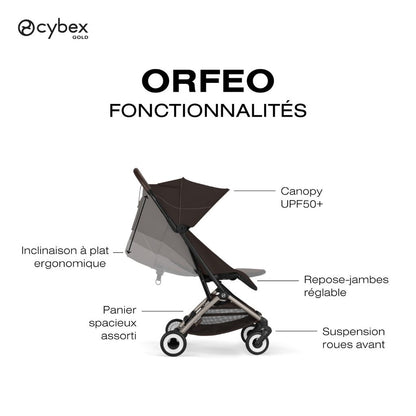 Cybex Buggy Orfeo Chocolate Brown