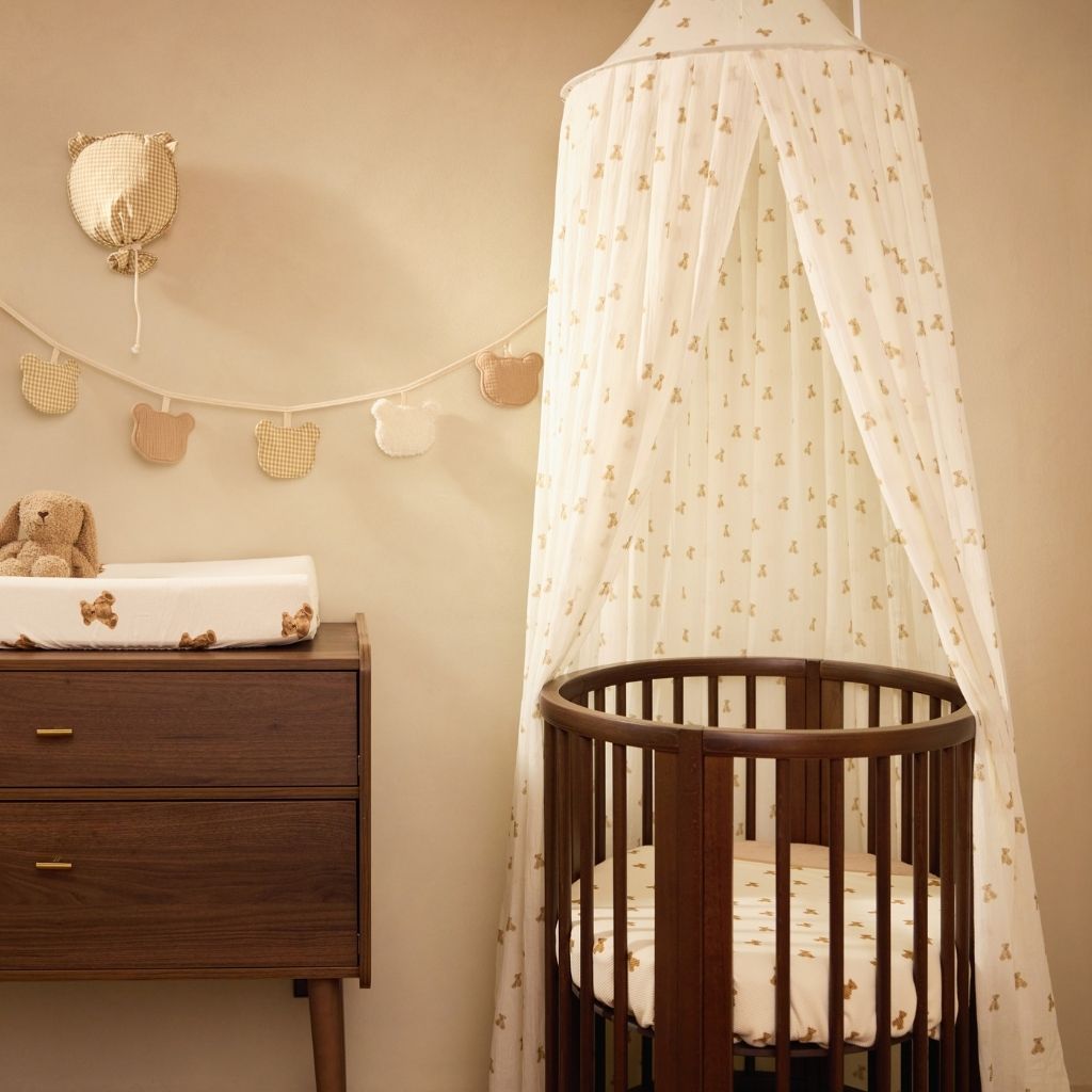 Jollein Klamboe Mini Teddy Bear Beige 245 cm