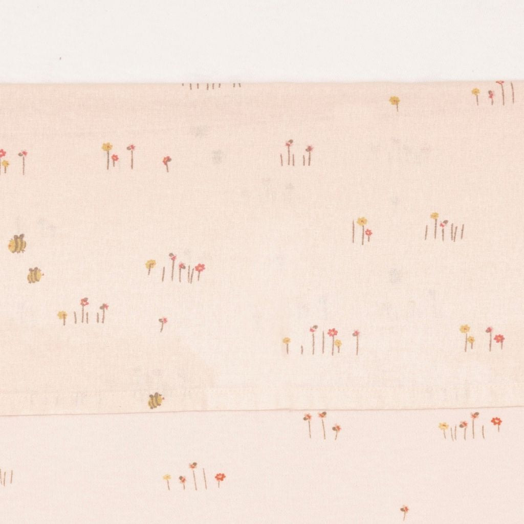 Jollein Drap pour berceau Pretty Picnic Rose 75 x 100 cm