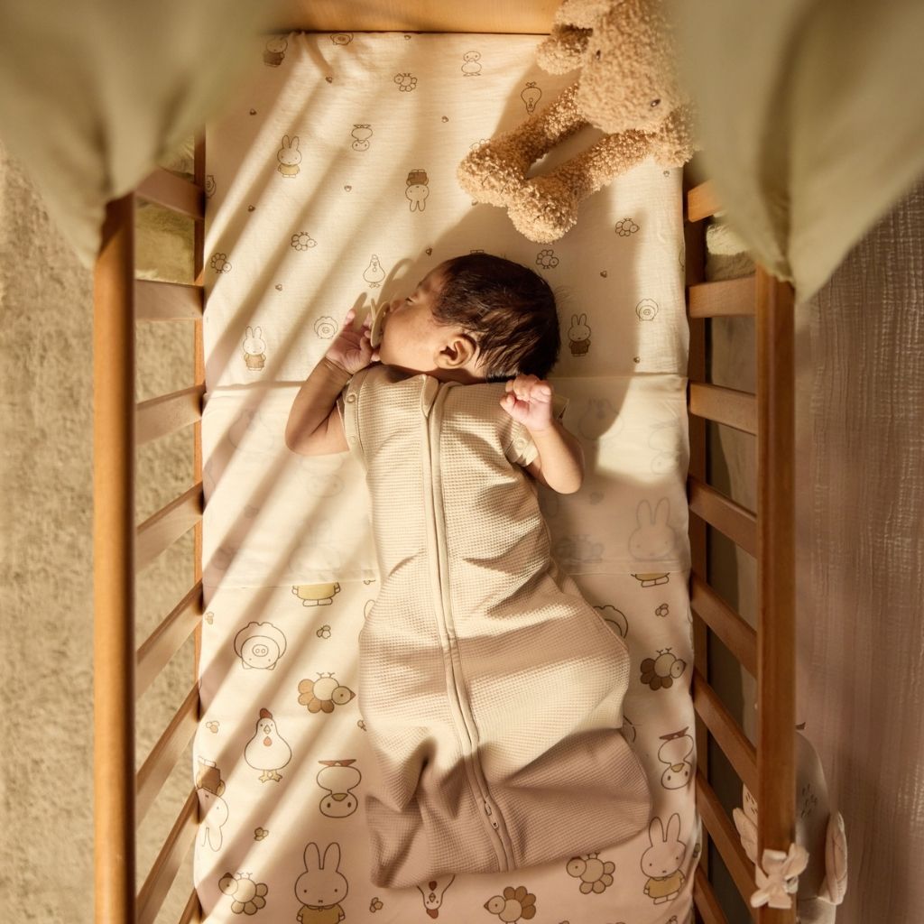 Jollein Slaapzak Cocoon Little Waffle Sand 0-3 maanden