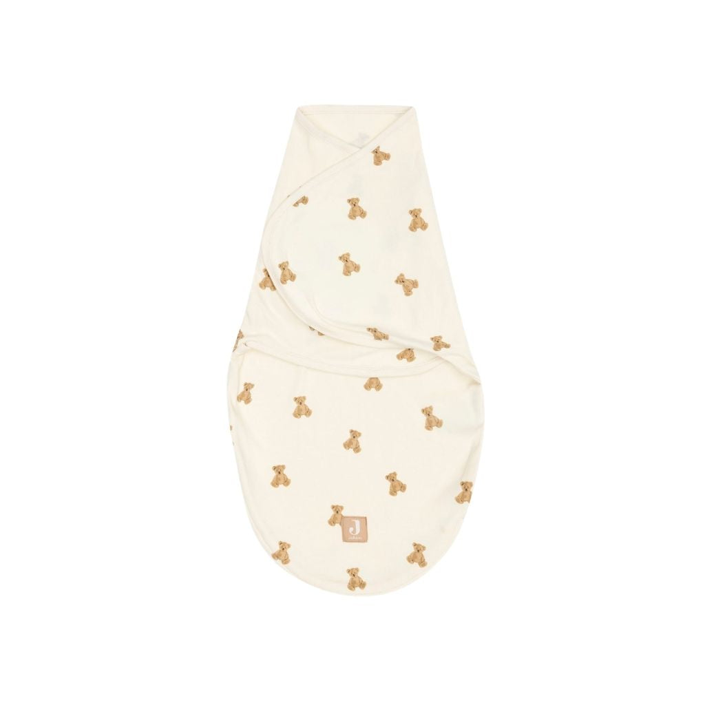Jollein Couverture d’emmaillotage 0-3 mois Mini Teddy Bear