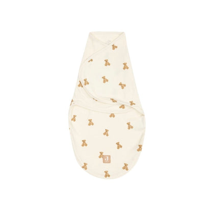 Jollein Couverture d’emmaillotage 0-3 mois Mini Teddy Bear