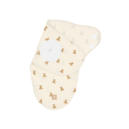 Jollein Couverture d’emmaillotage 0-3 mois Mini Teddy Bear