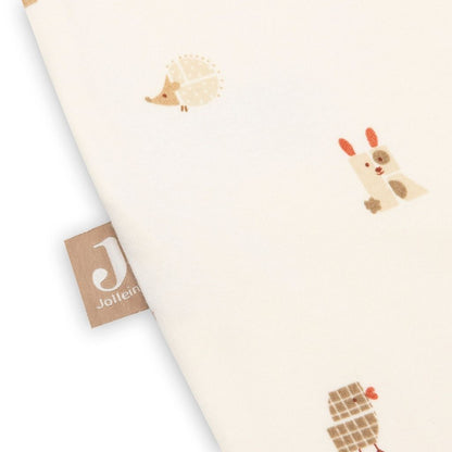 Jollein Sac de couchage Jersey Animal Friends Beige 90 cm