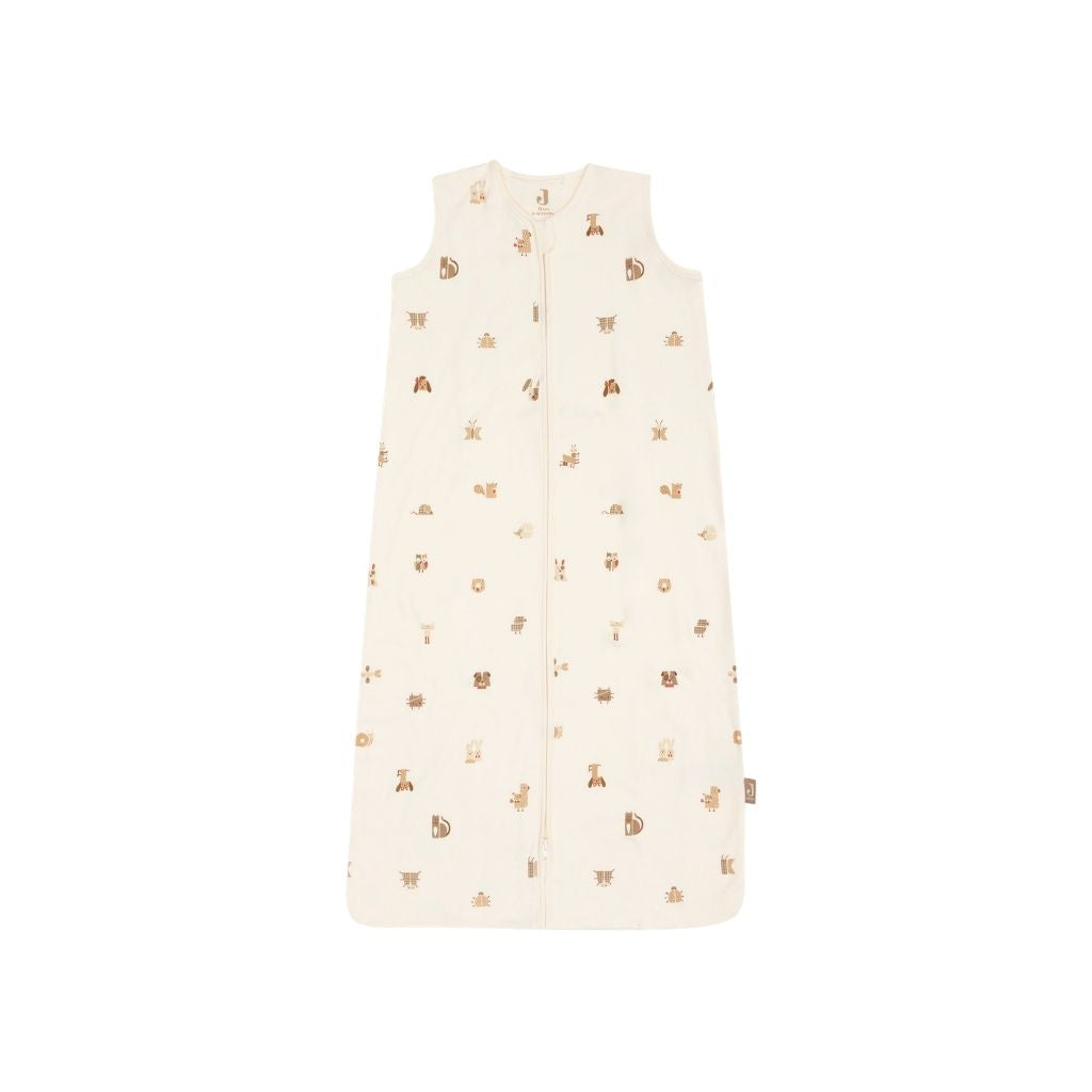 Jollein Sac de couchage Jersey Animal Friends Beige 110 cm