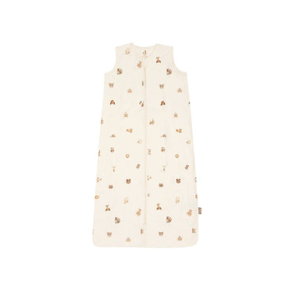 Jollein Sac de couchage Jersey Animal Friends Beige 110 cm