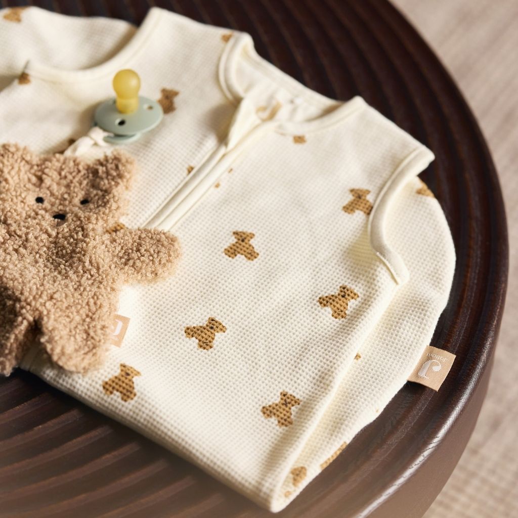Jollein Slaapzak Newborn Jersey Little Waffle Beige 60 cm