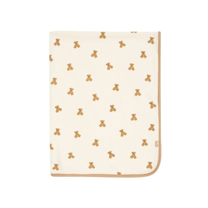 Jollein Deken Wieg Mini Teddy Bear Little Waffle Beige