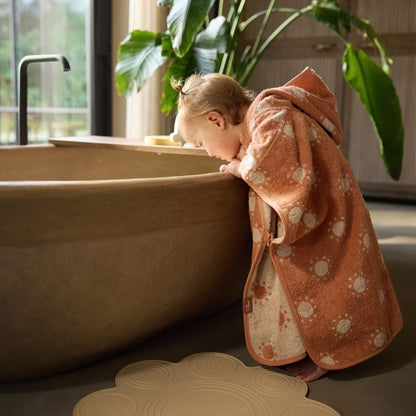 Jollein Poncho de bain Jacquard Sun Orange