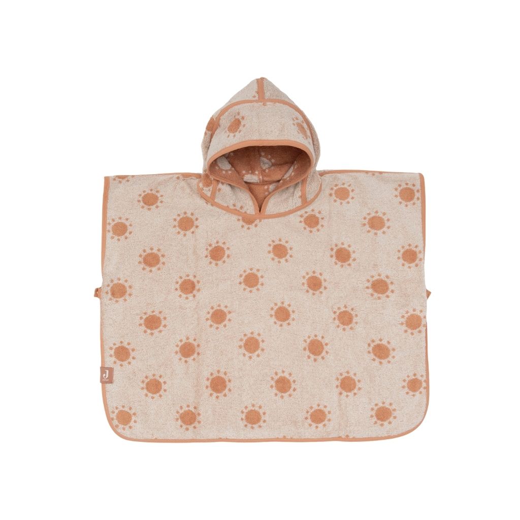 Jollein Poncho de bain Jacquard Sun Orange