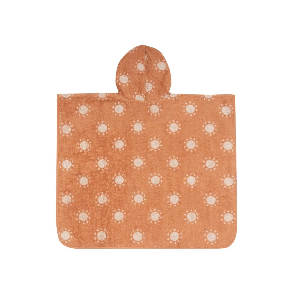 Jollein Poncho de bain Jacquard Sun Orange