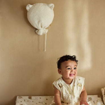 Jollein Ballon Teddy Bear Boucle Wit