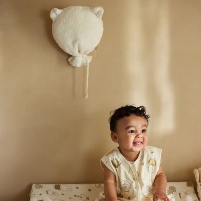 Jollein Ballon Teddy Bear Boucle Wit