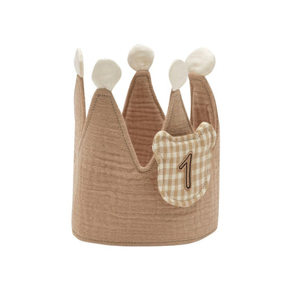 Jollein Couronne d'anniversaire avec chiffres Teddy Bear Beige